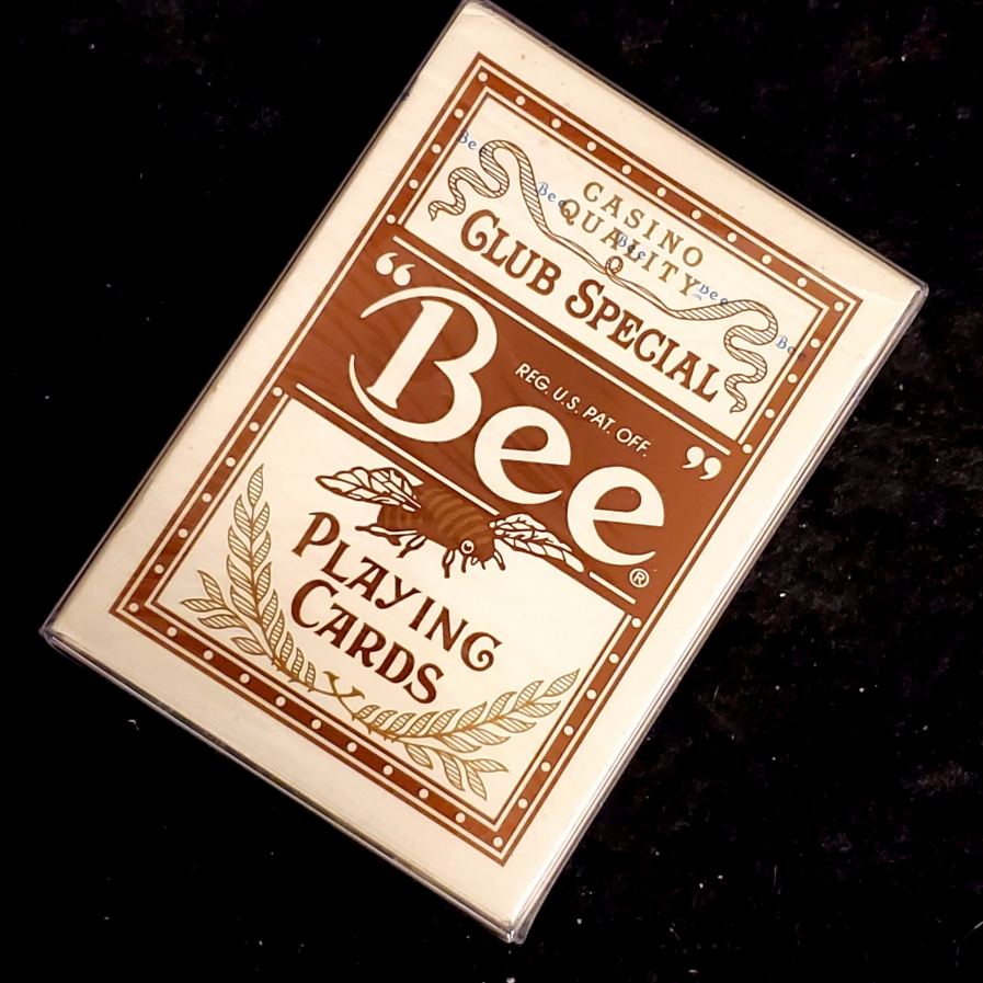 BROWN Bee WYNN Casino Playing Cards Deck ICON Jumbo Tech Art Ohio Made
