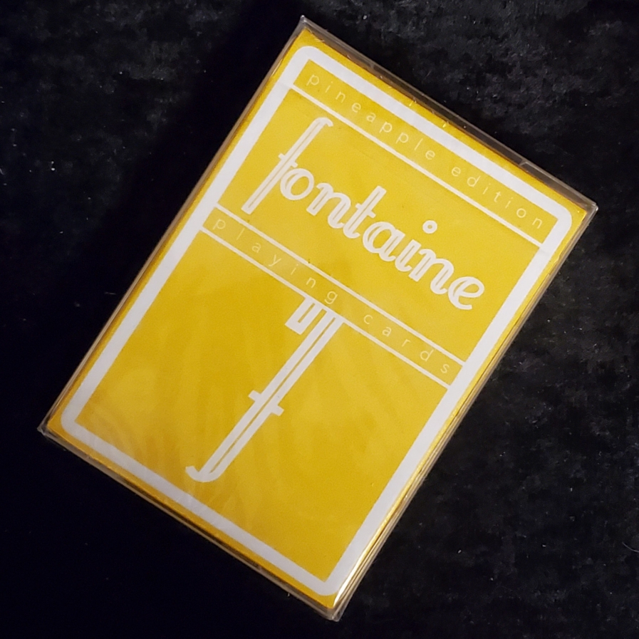 FONTAINE PINEAPPLE Playing Cards Deck 1/2500