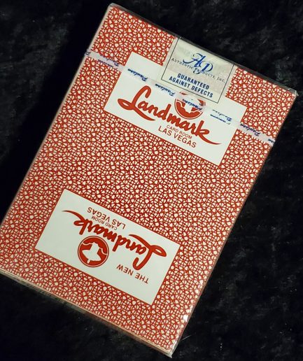 Vintage LANDMARK Hotel & Casino Playing Cards (Red)