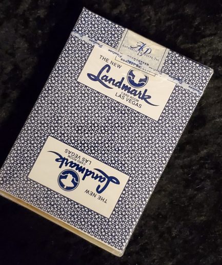Vintage LANDMARK Hotel & Casino Playing Cards (Blue)