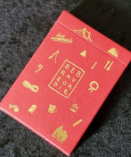 Camp Playing Cards Art of Play Red (imperfect) 1
