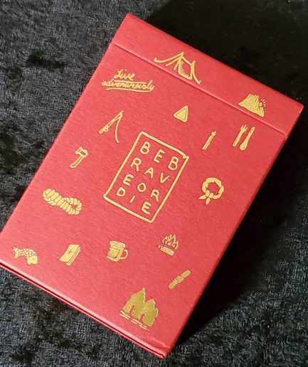 Camp Playing Cards Art of Play Red (imperfect) 2